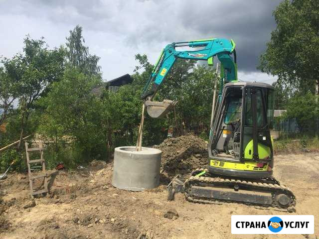 Мини экскаватор (сваи, ямобур, гидромолот) Санкт-Петербург - изображение 1