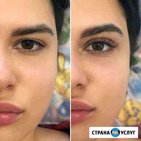 Ламинирование (лифтинг) + ботокс ресниц (Кудрово) Кудрово