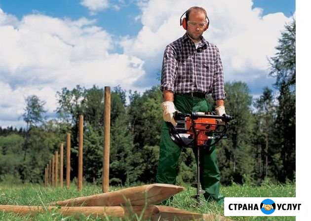 Установка столбов, буроям Новокузнецк - изображение 1