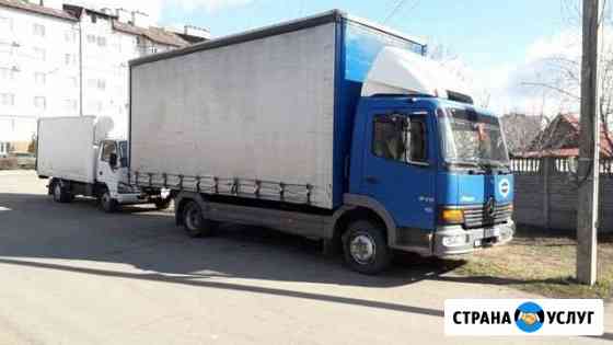 Грузоперевозки 5т тонн Мерседес Атего (Тент) Воронеж