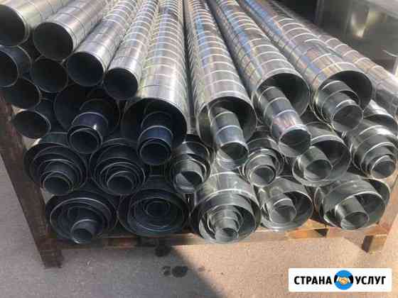 Воздуховоды оцинкованные, черновые, нержавеющие Лобня