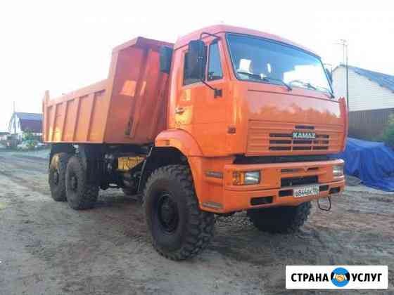 Услуги камаз 6522, 20 тонн. односкатные Сургут