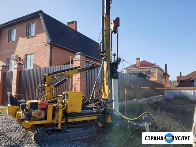 Забивание Ж/Б свай мини коперной установкой Ростов-на-Дону - изображение 1