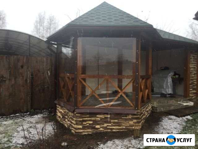 Мягкие окна. Изготовление и монтаж. Для беседок и Можайск - изображение 1