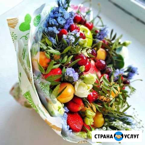Доставка букетов из ягод, фруктов, мяса, сыра, цве Абакан - изображение 1