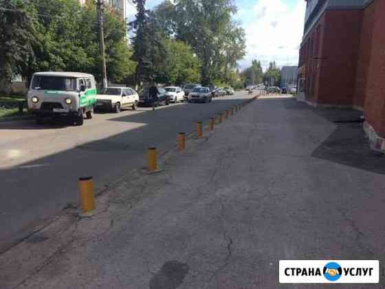 Установка барьерного ограждения, сэс Пенза