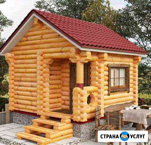 Баня под ключ из оцилиндрованного бревна и другие Санкт-Петербург