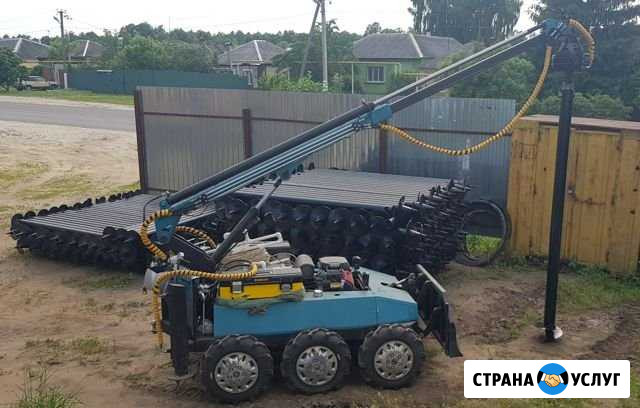 Монтаж винтовых свай: фундаменты, пирсы, причалы Старый Оскол - изображение 1