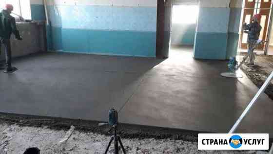 Стяжка пола за 1 день(полусухая) Астрахань