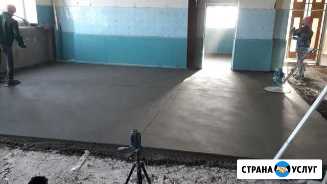 Стяжка пола за 1 день(полусухая) Астрахань - изображение 1