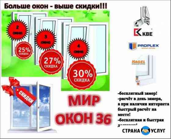 Пластиковые окна Hagel, KBE, Proplex Россошь