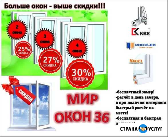 Пластиковые окна Hagel, KBE, Proplex Россошь - изображение 1