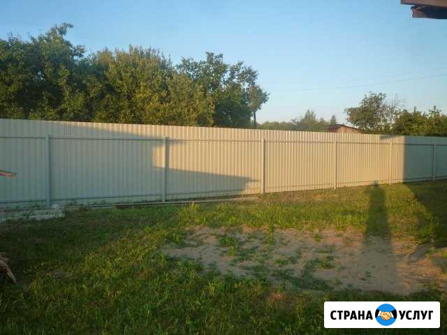 Установка и ремонт заборов.Металлоконструкции Кимры - изображение 1