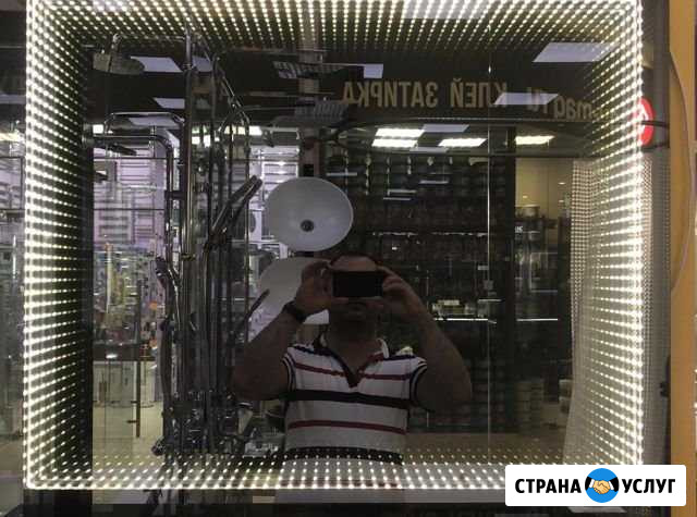 Зеркало 3d с подсветкой Infiniti 70 Развилка - изображение 1