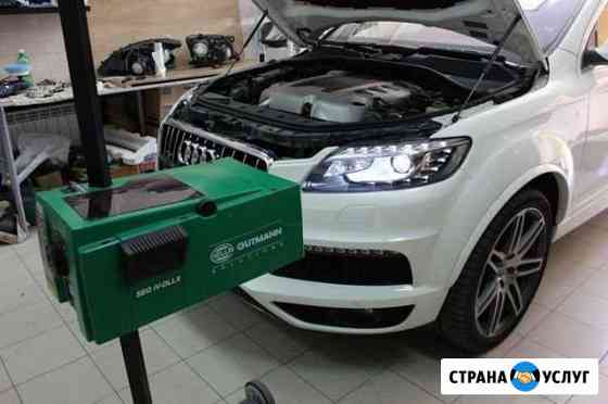 Регулировка света фар на оборудовании Hella Астрахань