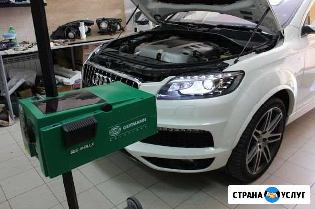 Регулировка света фар на оборудовании Hella Астрахань - изображение 1