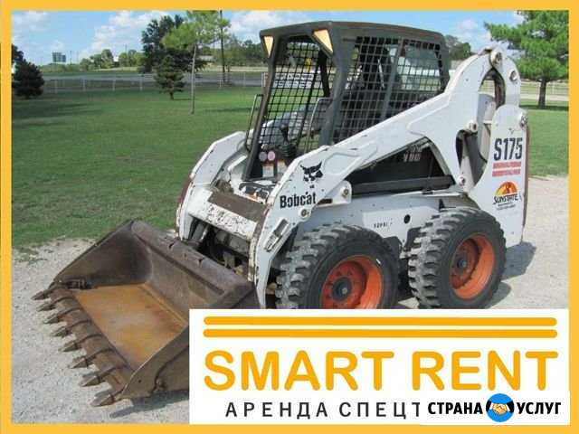 Аренда минипогрузчика Bobcat (ковш,щетка,вилы,гм) Санкт-Петербург - изображение 1