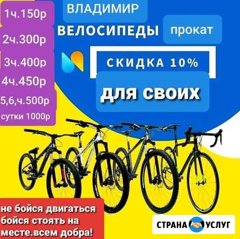 Прокат велосипедов во Владимире Владимир - изображение 1