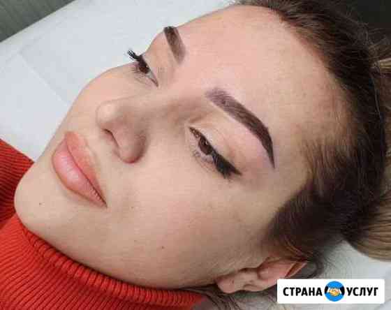 Перманентный макияж бровей, микроблейдинг Калининград