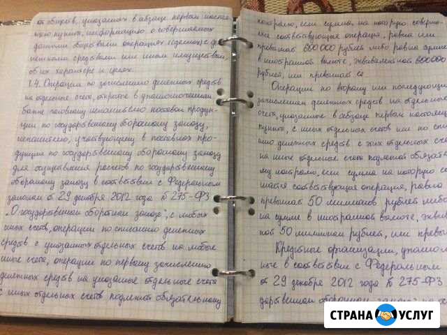 Пишу тексты от руки Саранск - изображение 1