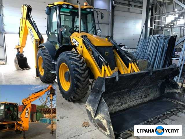 Аренда трактора Экскаватор-погрузчик ямобур молот Чехов - изображение 1