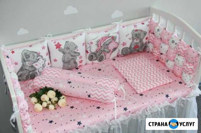 Бортики в детскую кроватку Благовещенск - изображение 1
