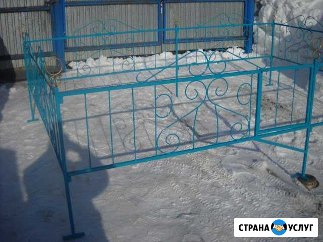 Ритуальная ограда нестандарт по заказу Столбище - изображение 1