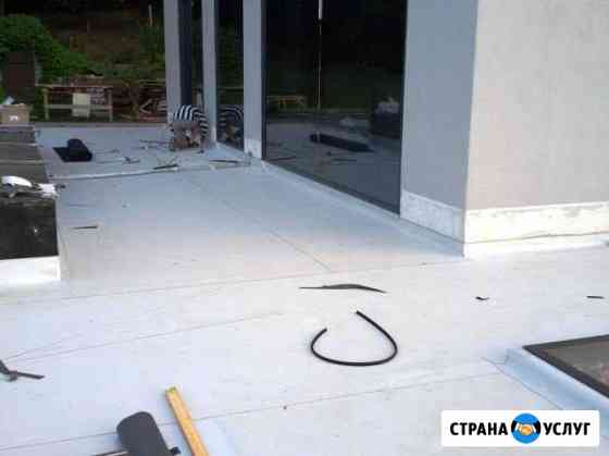 Устройство террас с кровельной пвх мембраной Люберцы