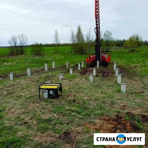 Фундамент на жб сваях, ж/б сваи, бетонные сваи Вологда - изображение 1