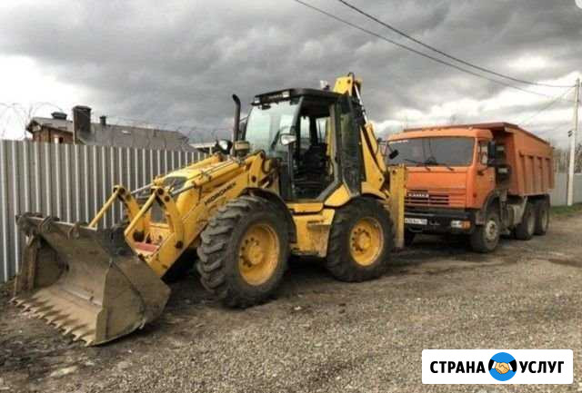 Услуги экскаватор погрузчик,фронтальный погрузчик Ижевск - изображение 1
