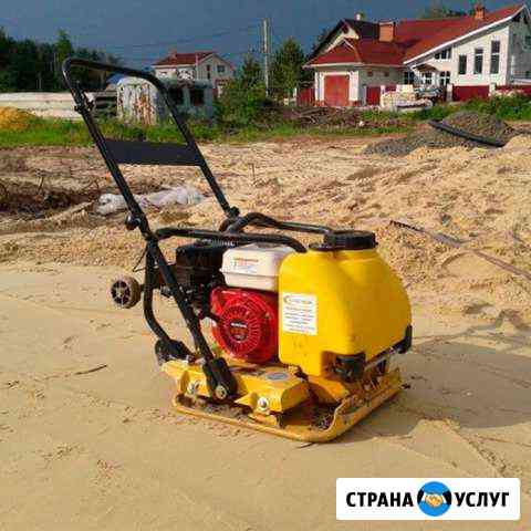 Виброплита, виброутрамбовка, уплотнение грунтов Абинск