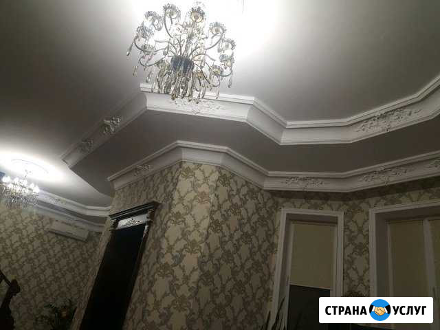Шпаклевка, выравниваю, побелка,лепка, ламинат Махачкала - изображение 1