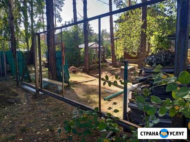 Откатные ворота Распашные Красноярск - изображение 1