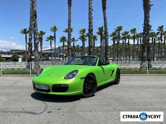 Прокат кабриолета Porsche Boxster В Сочи / аренда Сочи