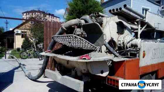 Услуги стационарного бетононасоса Сочи