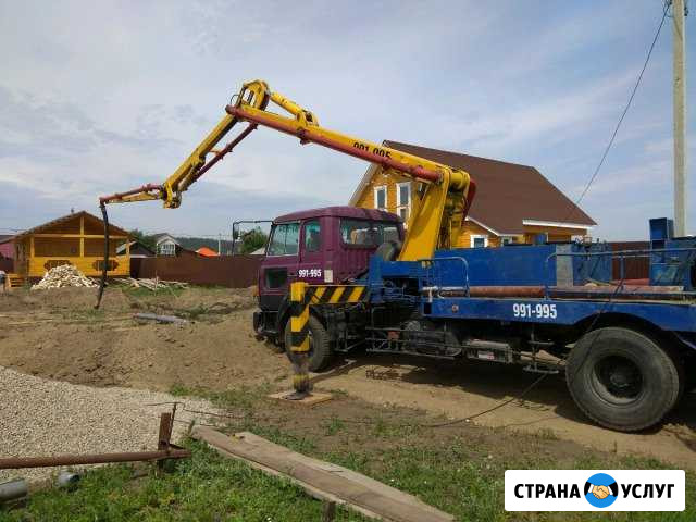 Швинг 23м, бетон, Услуги бетононасоса (автобетонон Иркутск - изображение 1