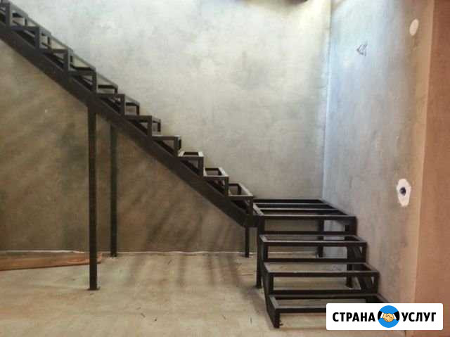 Лестница на металлическом каркасе Мурино - изображение 1