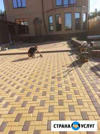Укладка тротуарной плитки Шахты