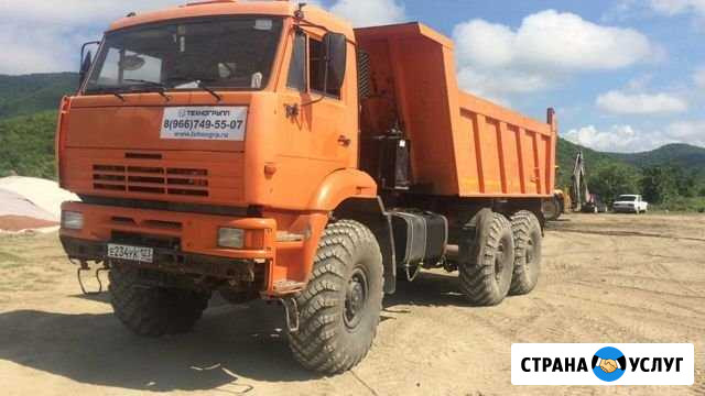 Услуга аренды самосвала вездеход 6*6 Тамань - изображение 1