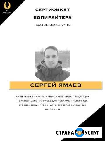 Разработка продающих текстов для лендингов Чистополь - изображение 1