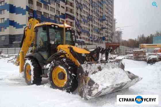 Услуги экскаватор погрузчик,фронтальный погрузчик Ижевск