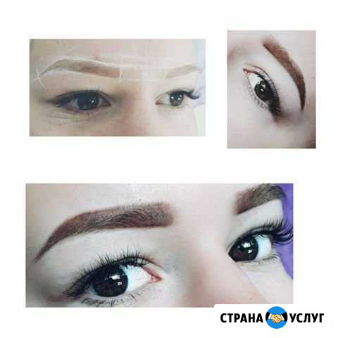 Перманент (брови, межресничка, губы в технике пудр Москва - изображение 1