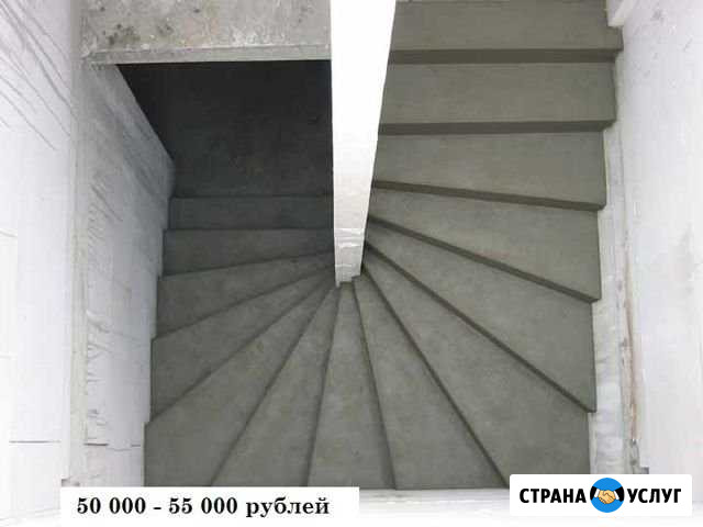 Монолитные бетонные лестницы без посредников Люберцы - изображение 1