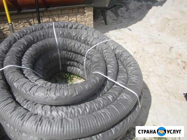 Дренаж участка, дренаж вокруг дома Серпухов - изображение 1