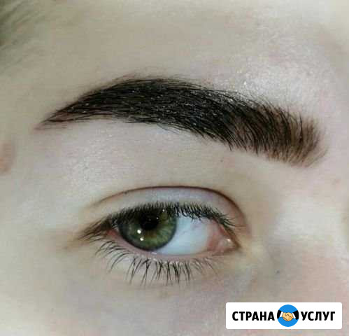 Брови окрашивание и коррекция Старощербиновская - изображение 1