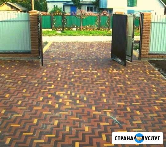 Укладка брусчатки, плитки Долгопрудный - изображение 1