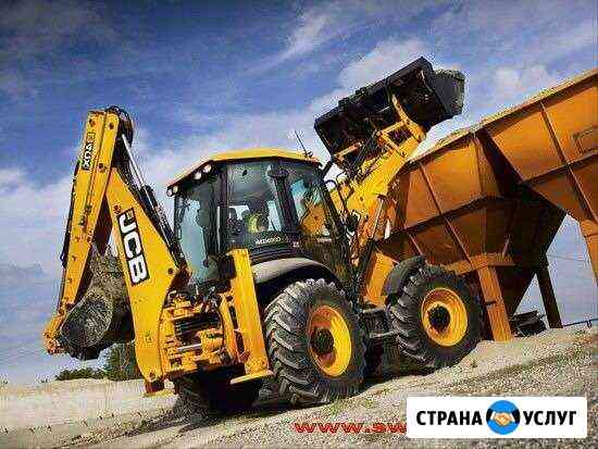 Аренда экскаватора-погрузчика JCB4CX Новосибирск