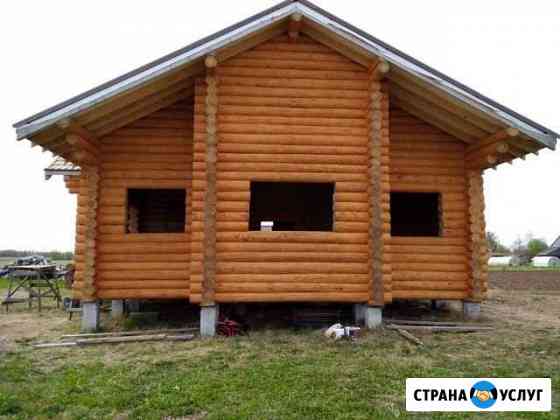 Шлифовка срубов, теплый шов, покраска Архангельск
