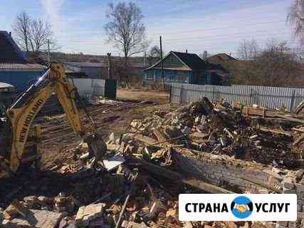 Снос демонтаж домов Королев