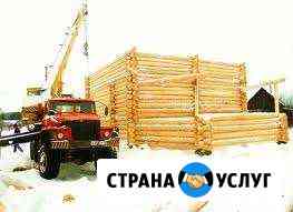 Сруб для дома бани из зимнего леса Челябинск